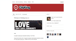 Desktop Screenshot of blog.cityking.com
